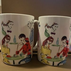 Kate Spade Lennox Grand Tour Mugs (set of two)